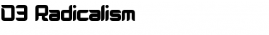 Download D3 Radicalism Font Download D3 Radicalism Font