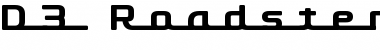 Download D3 Roadsterism Long Font Download D3 Roadsterism Long Font