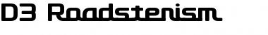 Download D3 Roadsterism Font Download D3 Roadsterism Font