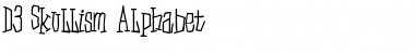Download D3 Skullism Alphabet Font Download D3 Skullism Alphabet Font