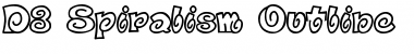 Download D3 Spiralism Outline Font Download D3 Spiralism Outline Font