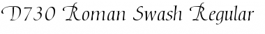 Download D730-Roman-Swash Font Download D730-Roman-Swash Font