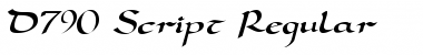 Download D790-Script Font Download D790-Script Font