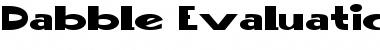 Download Dabble Font Download Dabble Font