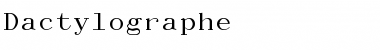 Download Dactylographe Font Download Dactylographe Font