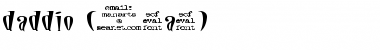 Download daddio (eval) Font Download daddio (eval) Font