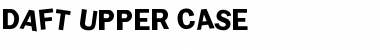Download DAFT Upper Case Font Download DAFT Upper Case Font