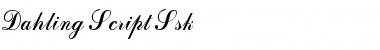 Download Dahling Script Ssk Font Download Dahling Script Ssk Font