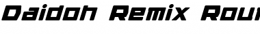 Download Daidoh Remix Round Font Download Daidoh Remix Round Font