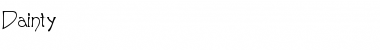 Download Dainty Font Download Dainty Font