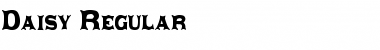 Download Daisy Regular Font Download Daisy Regular Font
