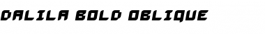 Download Dalila Bold Oblique Font Download Dalila Bold Oblique Font