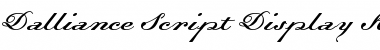 Download Dalliance Script Display Italic Font Download Dalliance Script Display Italic Font