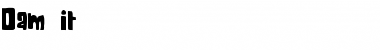 Download Dam Font Download Dam Font