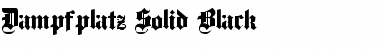 Download Dampfplatz Solid Font Download Dampfplatz Solid Font