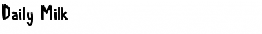 Download Daily Milk Font Download Daily Milk Font