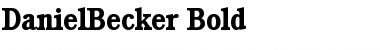 Download DanielBecker Font Download DanielBecker Font