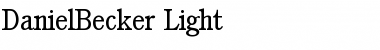 Download DanielBecker-Light Font Download DanielBecker-Light Font