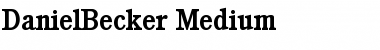 Download DanielBecker-Medium Font Download DanielBecker-Medium Font