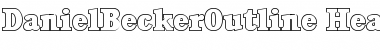 Download DanielBeckerOutline-Heavy Font Download DanielBeckerOutline-Heavy Font