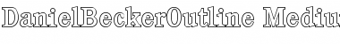 Download DanielBeckerOutline-Medium Font Download DanielBeckerOutline-Medium Font