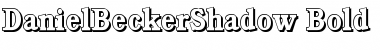 Download DanielBeckerShadow Font Download DanielBeckerShadow Font
