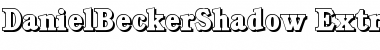 Download DanielBeckerShadow-ExtraBold Font Download DanielBeckerShadow-ExtraBold Font