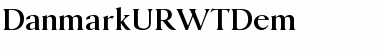 Download DanmarkURWTDem Font Download DanmarkURWTDem Font