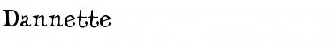 Download Dannette Font Download Dannette Font