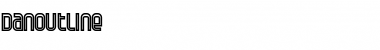 Download Danoutline Font Download Danoutline Font