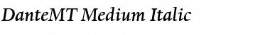 Download DanteMT-Medium Font Download DanteMT-Medium Font