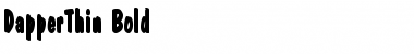 Download DapperThin Font Download DapperThin Font