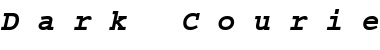Download Dark Courier Font Download Dark Courier Font