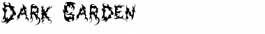 Download Dark Garden Font Download Dark Garden Font