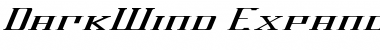 Download DarkWind Expanded Italic Font Download DarkWind Expanded Italic Font