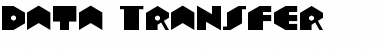 Download Data Transfer Font Download Data Transfer Font