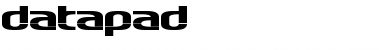 Download Datapad Font Download Datapad Font