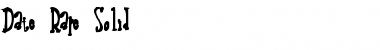 Download Date Rape Font Download Date Rape Font