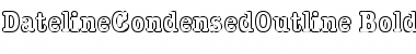Download DatelineCondensedOutline Font Download DatelineCondensedOutline Font
