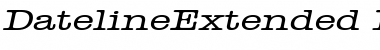 Download DatelineExtended Font Download DatelineExtended Font