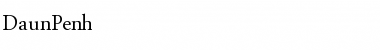 Download DaunPenh Font Download DaunPenh Font