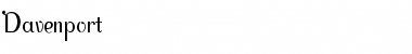 Download Davenport Font Download Davenport Font