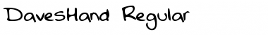 Download DavesHand Font Download DavesHand Font