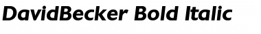 Download DavidBecker Font Download DavidBecker Font