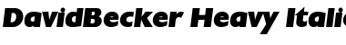 Download DavidBecker-Heavy Font Download DavidBecker-Heavy Font