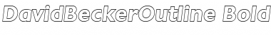 Download DavidBeckerOutline Font Download DavidBeckerOutline Font