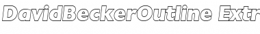 Download DavidBeckerOutline-ExtraBold Font Download DavidBeckerOutline-ExtraBold Font