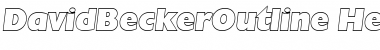 Download DavidBeckerOutline-Heavy Font Download DavidBeckerOutline-Heavy Font