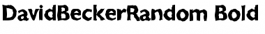 Download DavidBeckerRandom Font Download DavidBeckerRandom Font