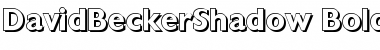 Download DavidBeckerShadow Font Download DavidBeckerShadow Font